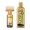 Indulekha Bringha Oil 100ml + Bringha Shampoo 340ml Combo Pack Reduce Hairfall with 9 Full Bringha Plant Extracts