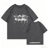 LNGSHOT Member Portrait Graphic T-Shirt Ohyuan Woojin Louis Ryul Kpop Fashion Retro Shirt Summer Men Women Motorcycle T-shirts