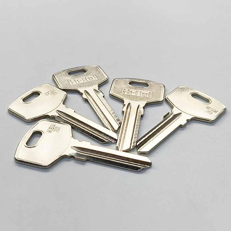 5-100 Pcs MSM-2D MSM 2D Hi-Rel Iron House Key Blanks Locksmith Cutting Universal Intercom Keys Embryo Empty for Locks Security