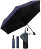 2024 Edition Automatic Lightweight For Sunny or Rainy UV Completely Water Travel Navy Umbrella Cover [Folding Umbrella, Open/Close, 220g] Durable,