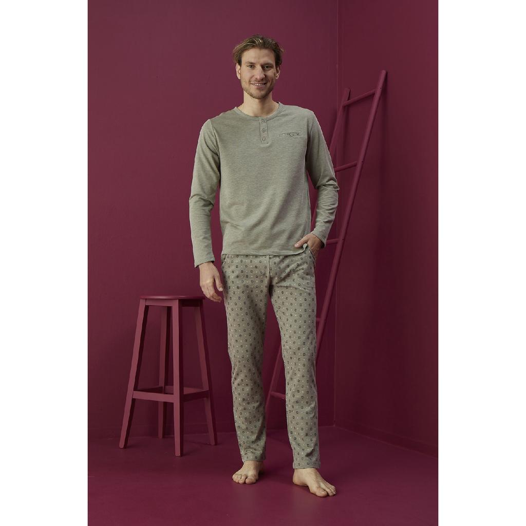 Жаккардовый пижамный комплект