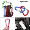 Lock Buckle Hook Fishing Tool D-Ring Keychain Climbing Snap Clip Carabiner Outdoor Camping Keyring