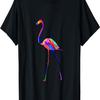 Рубашка Фламинго в стиле Поп-арт, Цветная, для Любителей Животных и Птиц, Футболка для Бердера