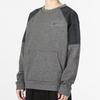 Nike Therma Novelty Crew Logo Print Sport Casual Pullover Sweatshirt Men Tops Brown DQ4855-071