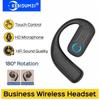 Bluetooth 5.4 Business Earphone Wireless Single Headphone with Mic Waterproof Headset Mini Ear Hook HiFi Stereo Music Earbud