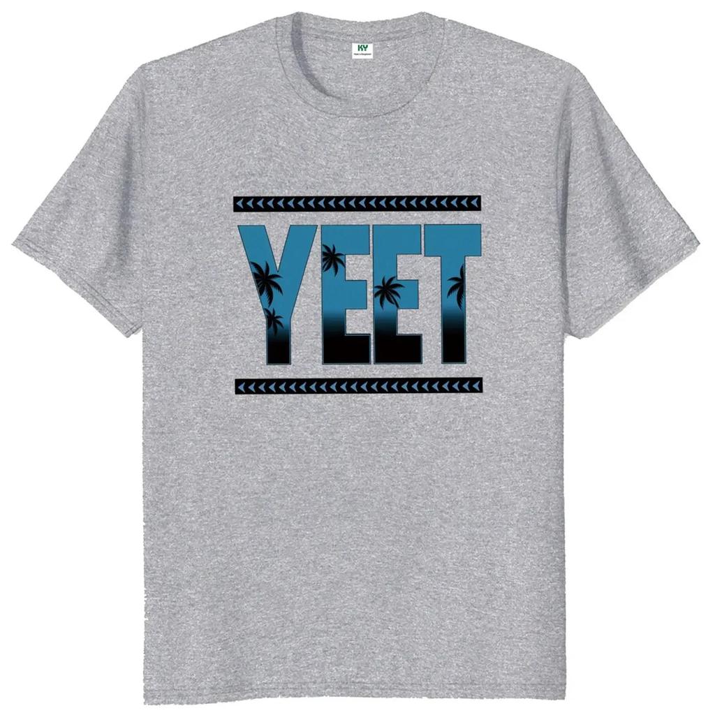 Ретро Футболка Yeet Смешная Графическая Футболка для Любителей Отдыха Мягкая Унисекс Дорожная Футболка с Круглым Вырезом Топы Футболки Оверсайз