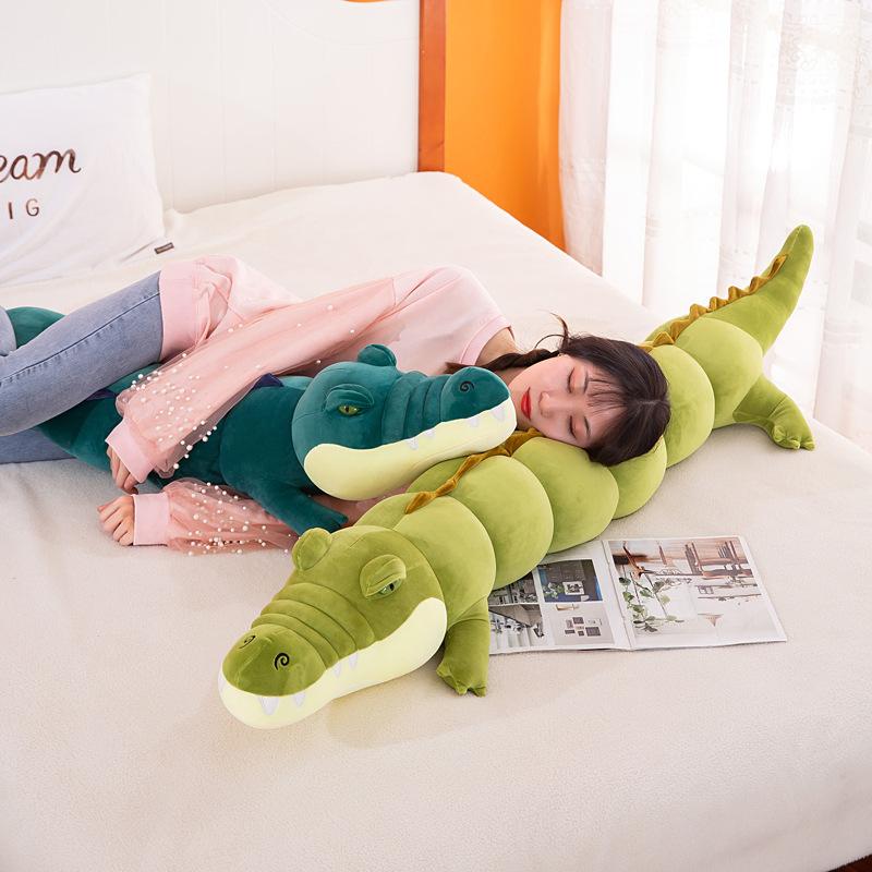 Long crocodile plush toy children's gift doll throw pillow rag doll crocodile doll