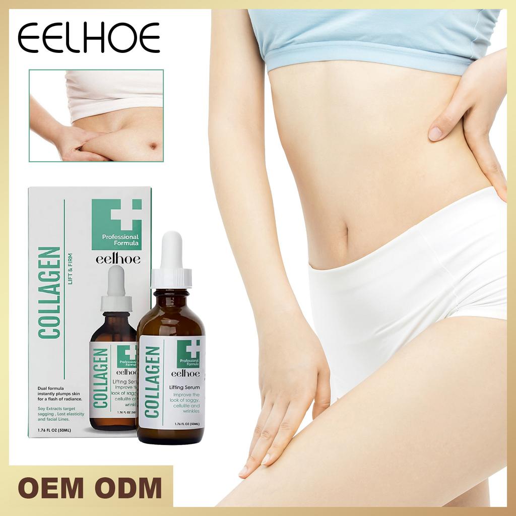 EELHOE Сыворотка для сжигания жира, устранение целлюлита, эластичность кожи, разрушение жира, массаж, улучшение сжигания кожи, спрей для похудения, потеря веса, 50 мл