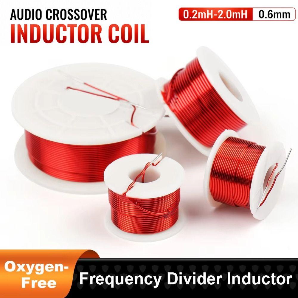 0.2mh-2.0mh Speaker Crossover Inductor Coil 0.6mm Inductor Coil Durable Frequency Coil