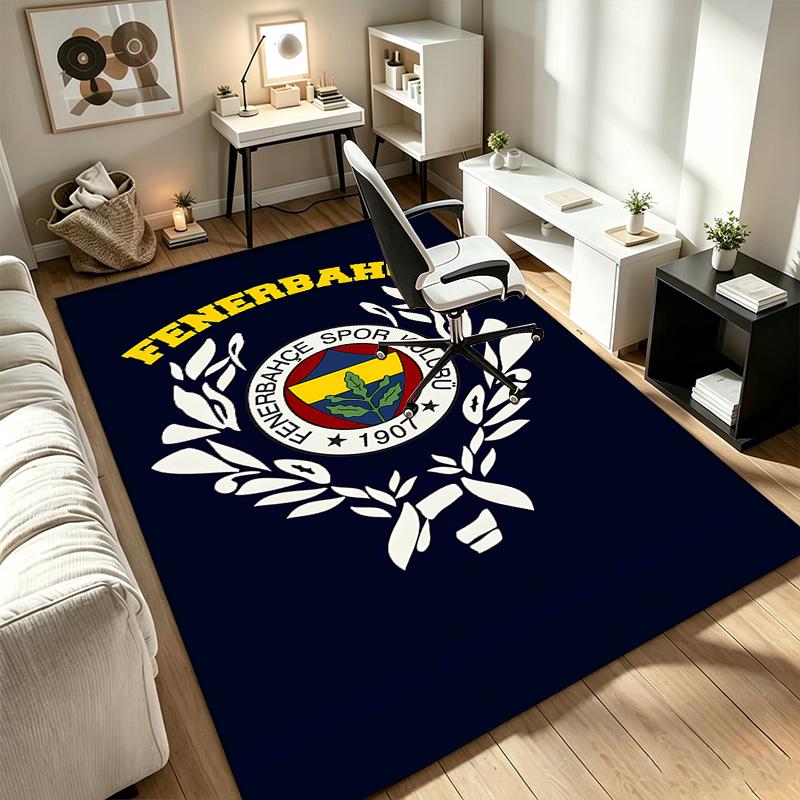 Fenerbahçe SK A ковер, подходящий для зон с офисными стульями, гостиных и компьютерных столов, идеально подходит для домашних офисов и является идеальным подарком на праздник