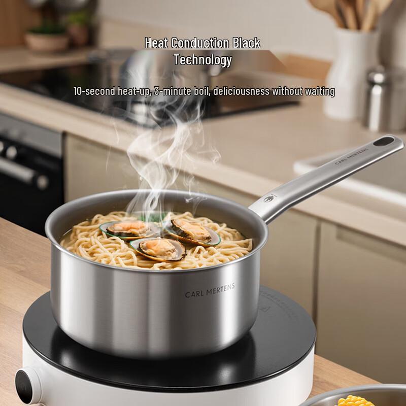 San Tou Ying Pure Titanium Milk Pot