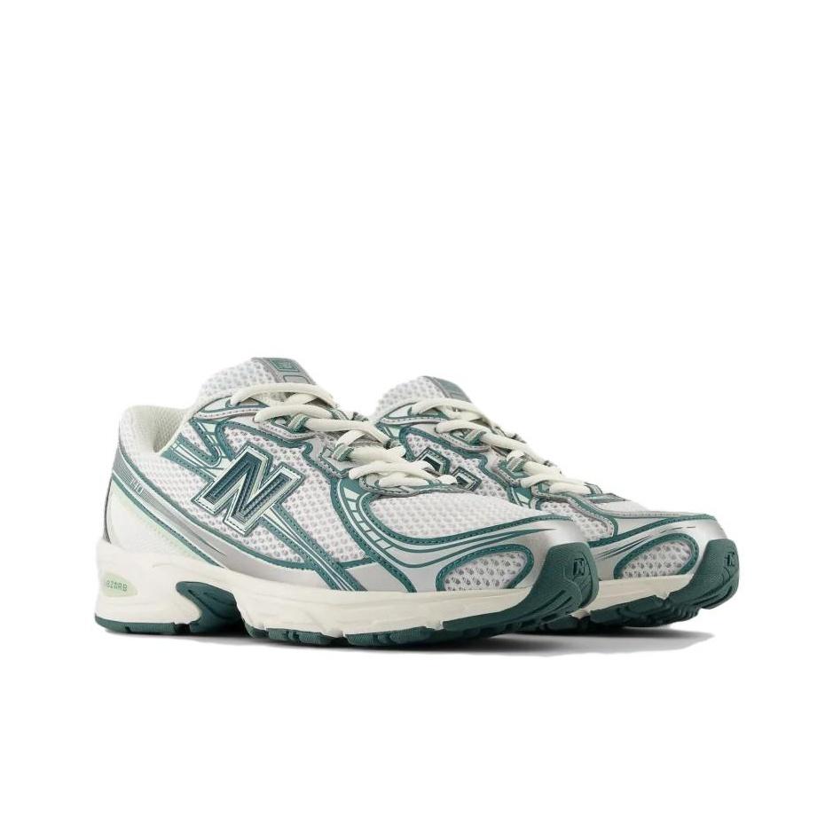 New Balance 740v2 Белые болотно-зеленые унисекс кроссовки Sea-Salt U740GR2