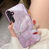 Beiwen Милая Бабочка Для Samsung Galaxy A14 4G 20 30 52 20S 21S 22 A32 33 34 42 50 51 53 54 70 71 72 73 5G Стеклянный Чехол Для Телефона