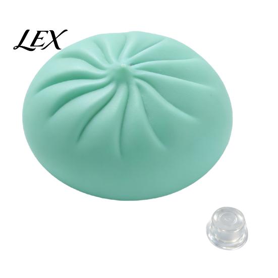 Simulated Bun Toy Making Kit DIY Dumpling Squeeze Skin, Fillable Empty Ball Skin with Office Desk Stress Toys Stopper, Anxiety Relief Supplies