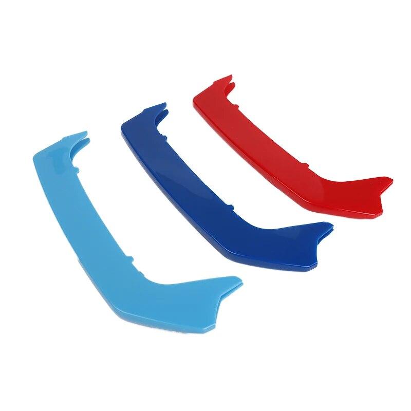 3 шт. M Стайлинг автомобиля, накладка на переднюю решетку бампера, полоски, наклейки для BMW 4 серии F32 F33 F36, 9 стержней, украшение