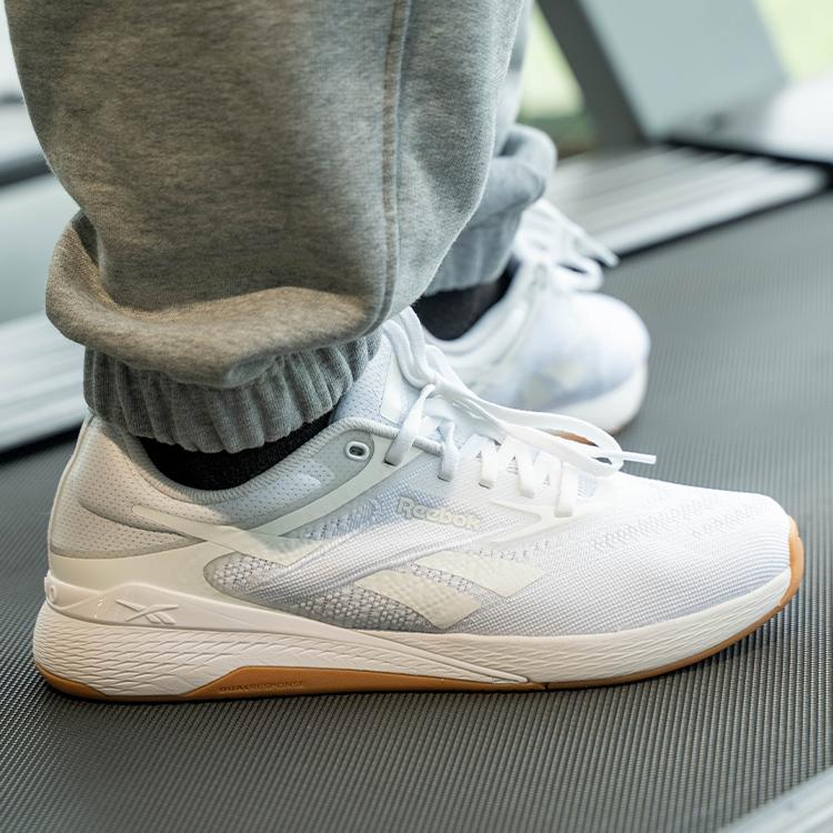 Reebok Nano X5 Белые Едва Серые Кроссовки Женская Обувь-Белый 100238430
