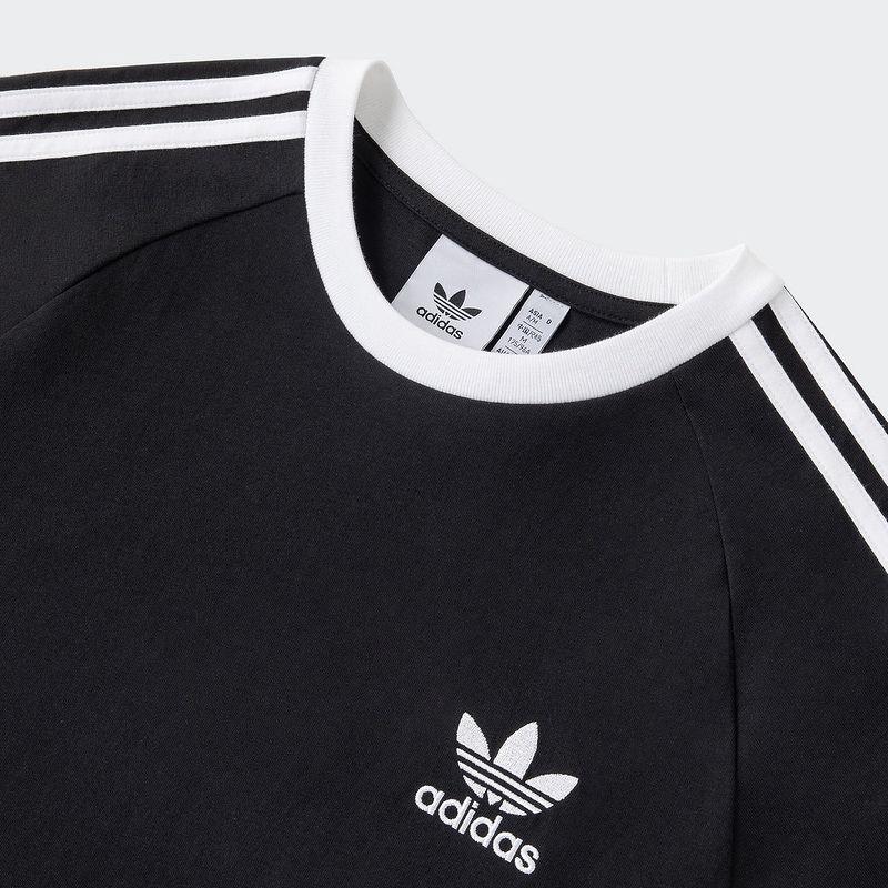 adidas Оригинальный логотип Спортивная Повседневная Мода Короткий рукав Футболка Унисекс Топы Черный KB2459