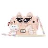 Gucci Cosmetic bag/toiletry bag [Customized bag] Canvas cute kitten, childish, soft, delicate, cute Pink canvas bag without gift box gift bag