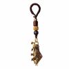 Accessories Lucky Rope Lanyard Pendants Bull Brass Key Rings Bag Keychain Car Key Chain Keyfob