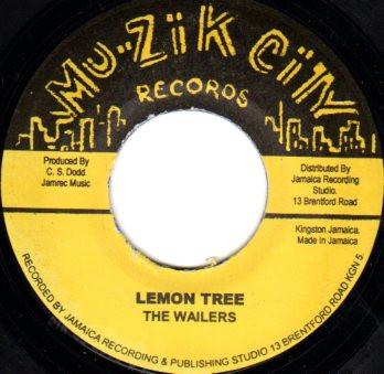 7inch Record WAILERS / PETER AUSTIN & HORTENSE L - Lemon Tree / I Want Money NONE Mu-Zik City 2013 Jamaica Reggae, Ska & Dub Used