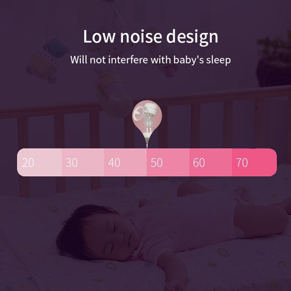 Портативный встроенный молокоотсос со светодиодным экраном Электрический молокоотсос для грудного вскармливания 3 режима 9