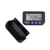 Автомобильная мода Время в пути Карманный размер Черный секундомер Автомобильный цифровой электронный будильник