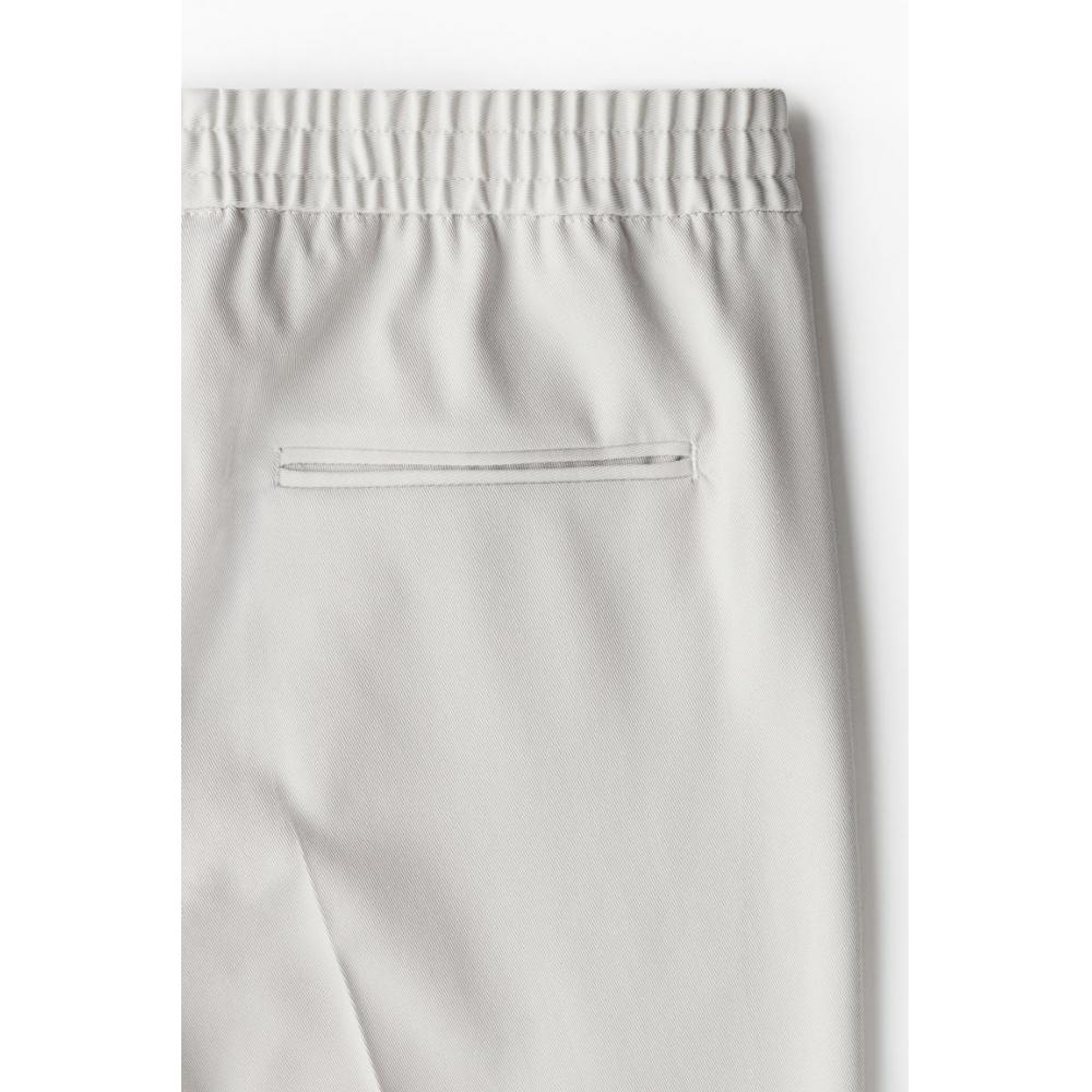 Брюки HM Slim Fit Twill светло-бежевые