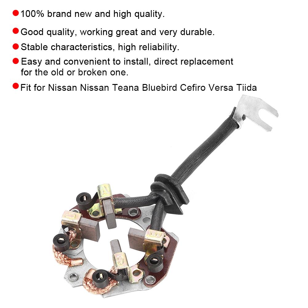 Держатель угольных щеток стартера автомобиля подходит для Nissan Nissan Teana Bluebird Cefiro Versa Tiida