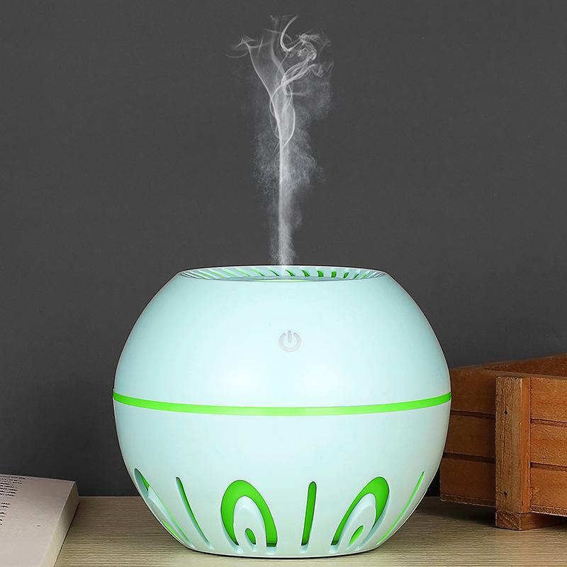 Креативный USB-увлажнитель воздуха с функцией ароматерапии и эффектом дыма и древесной фактуры с возможностью нанесения индивидуального логотипа