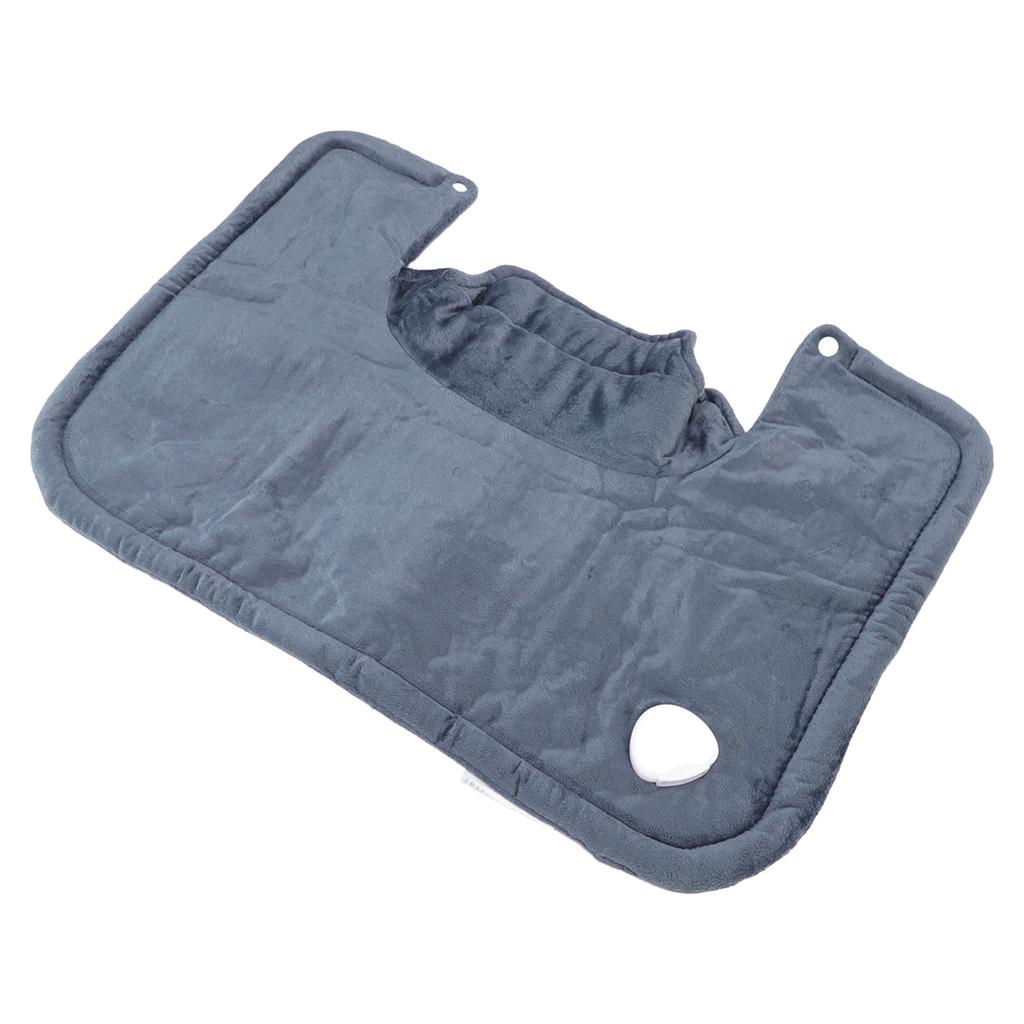 Electric Heating Pad Electric Heated Shawl for Neck Shoulder Pain Relief 6 Heat Settings Dark Grey