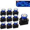 10PCS T10 194 168 147 Car LED Dash Lights, with Twist Lock Socket LED Lights, Car Interior Replacement Bulbs for Trunk Lights, Dome Lights, Dashboard