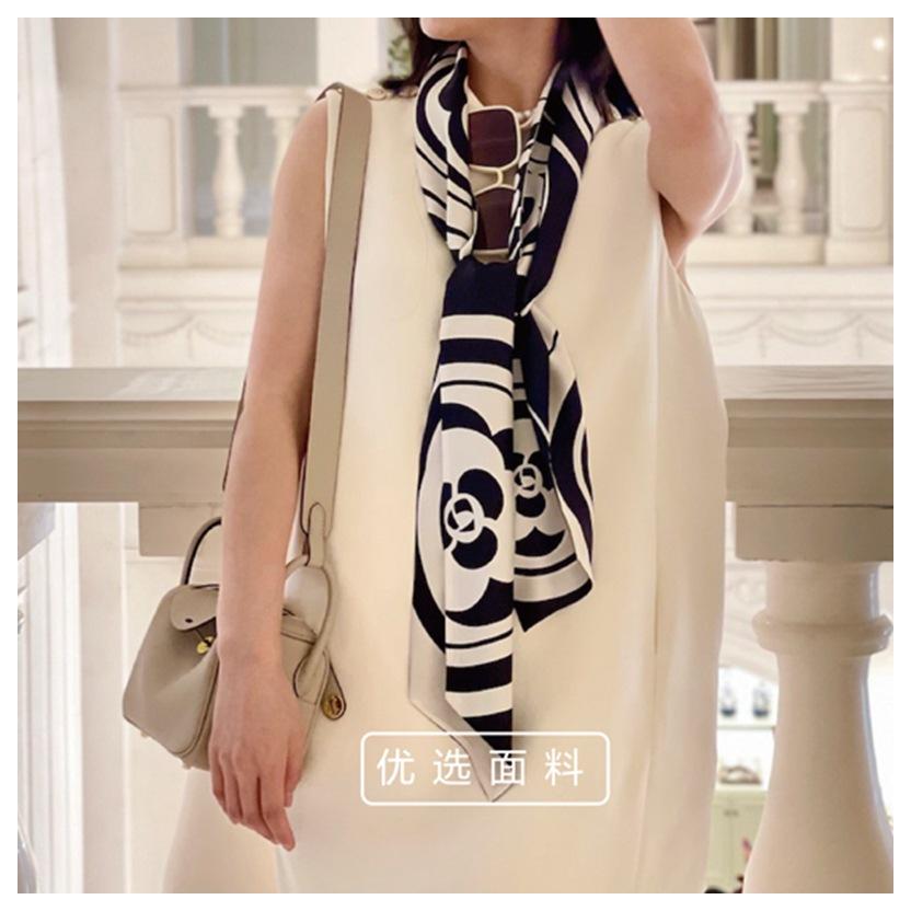 Tick Story, Silk Mulberry Silk Scarf Light Luxury Birthday New Year'S Gift Mother Autumn And Winter Long Silk Scarf Streamer Scarf