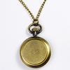 Vintage Gold Pocket Watch Necklace with Roman Numerals - Model 6014