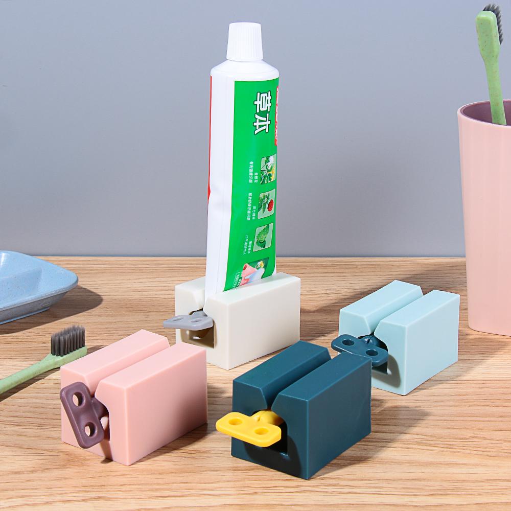 multifunction squeezer Home Living Toothpaste Dispenser Toothpaste Squeezer Plastic Rolling Tube