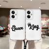 Чехол для Xiaomi Poco X3 Pro X3 NFC Мягкая накладка Король и Королева