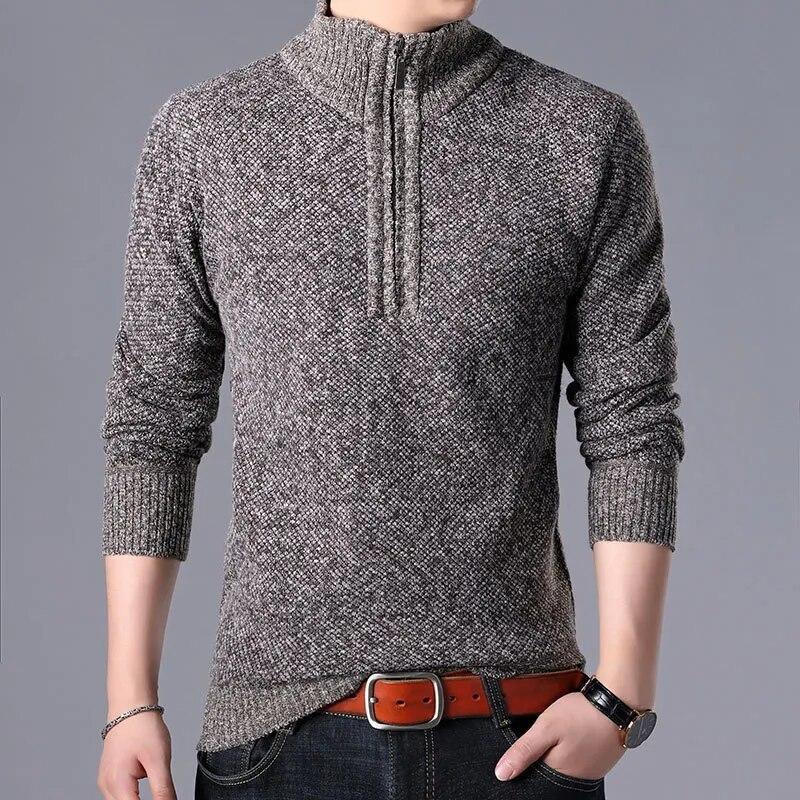 Осень-зима теплый кардиган мужские флисовые свитера куртки мужские Slim Fit вязаный свитер толстый кардиган свитер пальто мужские
