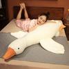 Large White Goose Plush Pillow Huggable Stuffed Animal Soft Duck Sofa