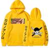 Мужская одежда Аниме One Piece Худи Луффи Худи Бога Солнца 2026 Стиль Манги Печатные Топы Осень Худи в Стиле Харадзюку