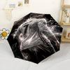 Ronaldo's Soccer Player Celebration Automatic Umbrella with 8-Rib Compact Design All-Season Use Outdoor Accessory Gift for Festivals