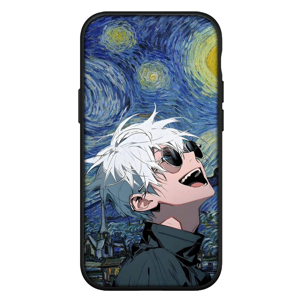 Для iPhone 16 15 Xiaomi Redmi Note 14 13 12 11 Pro Max X 16e Samsung Galaxy S25 S24 S23 Moto OPPO Huawei Jujutsu Gojo Satoru Kaisen Comics чехол для телефона