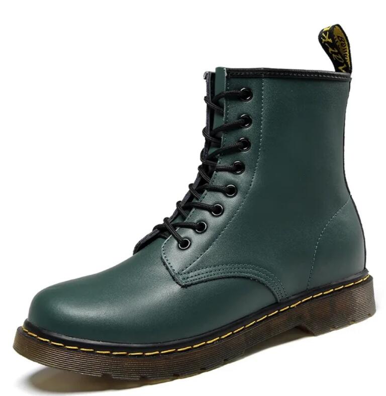Классические ботинки Doc Motorcycle, мужская обувь, повседневная обувь, классические ботильоны, высокие скользящие ботинки для офиса, вентиляционные, хозяйственные туфли для мужчин