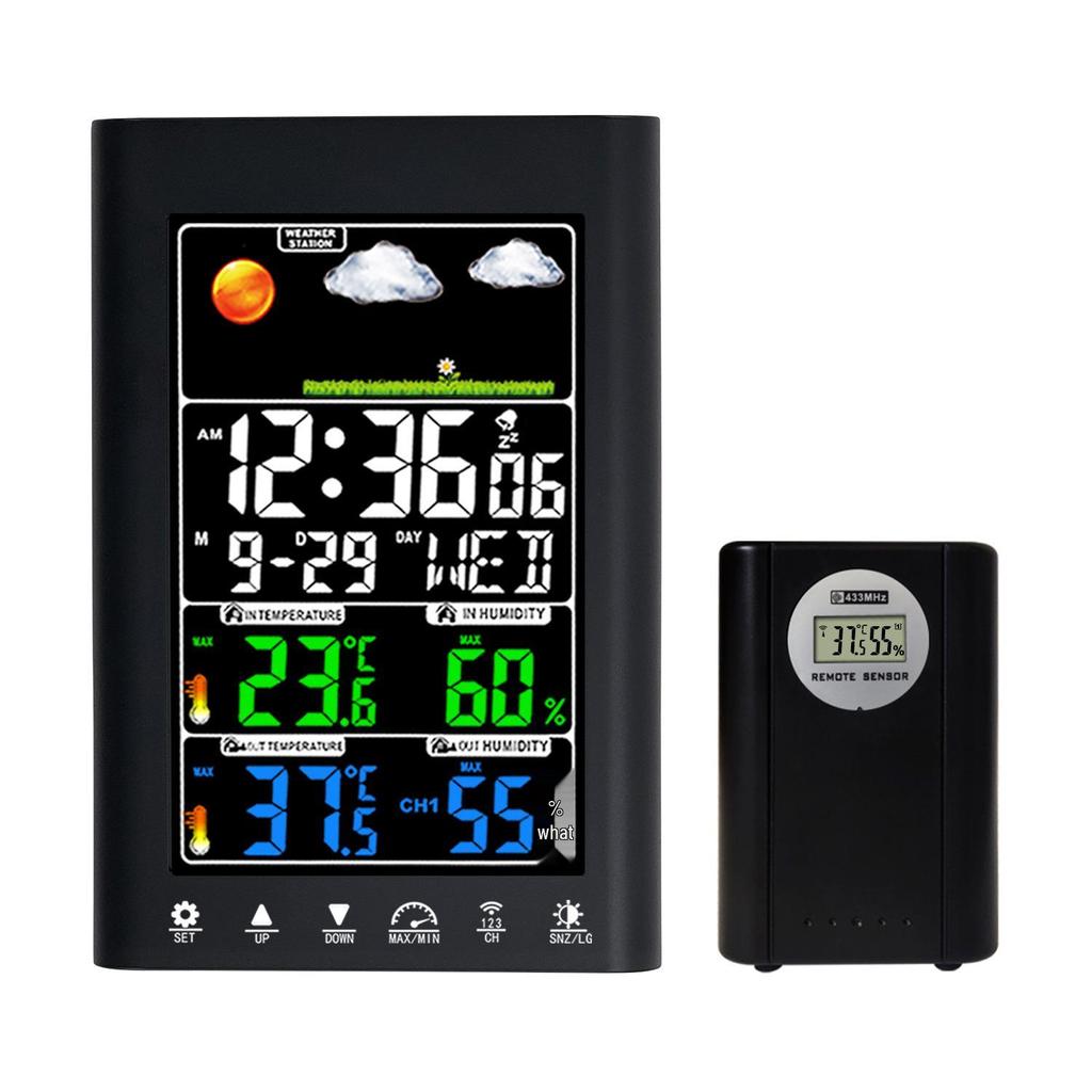 Часы с высокоточным прогнозом погоды и мониторингом температуры и влажности