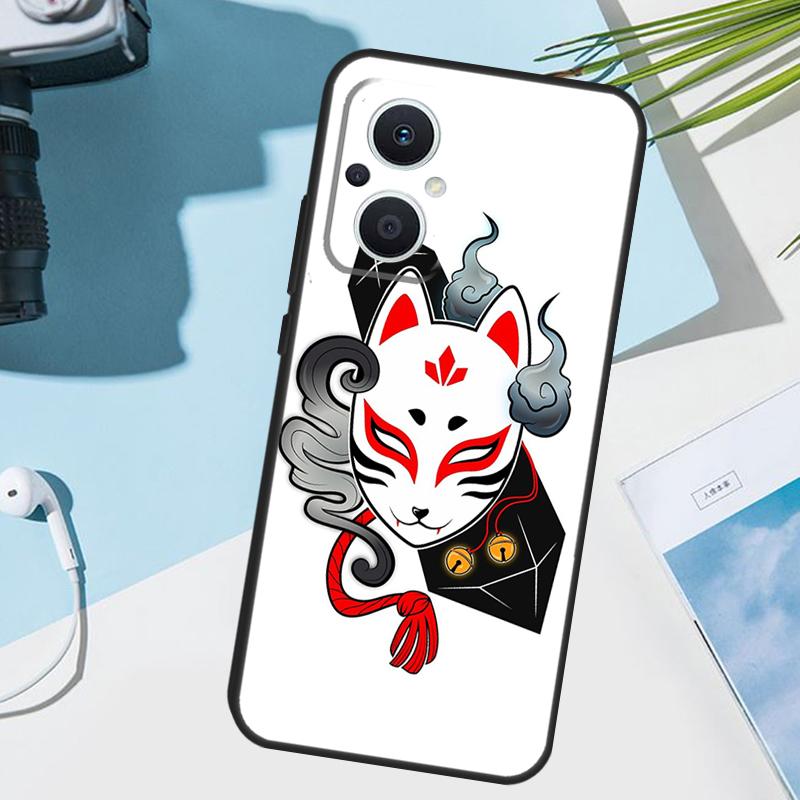 Чехол в японском стиле с лисой для OPPO Reno 14 F 13 12 11 10 Pro 11F 12F 13F 7 8 Lite OPPO Find X9 X8 X6 X5 Pro