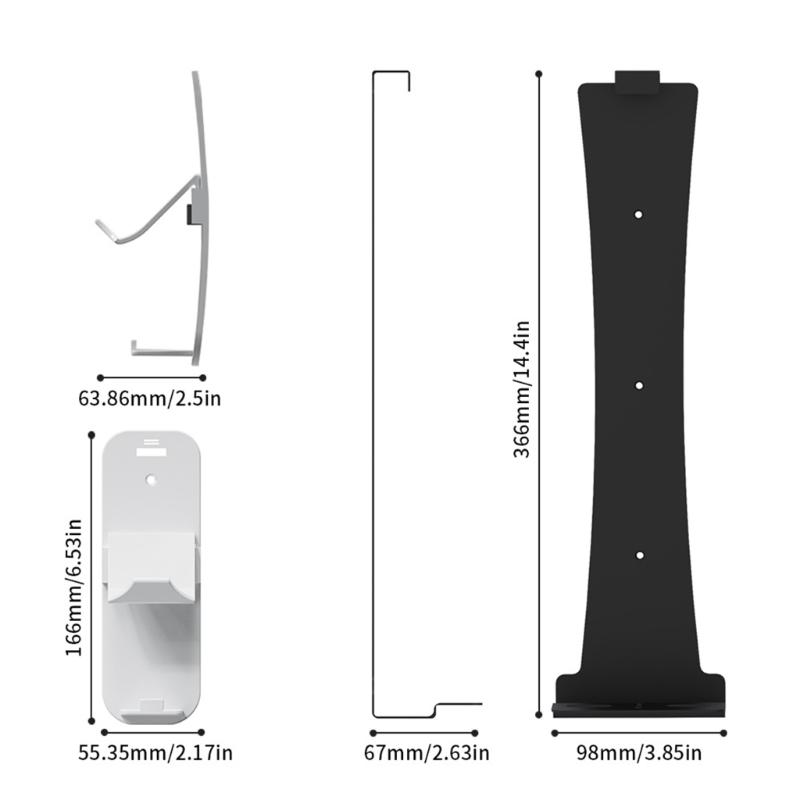 Пластиковый настенный кронштейн, предназначенный для тонкой игровой консоли, кронштейны для вертикальной установки, крепления для контроллеров