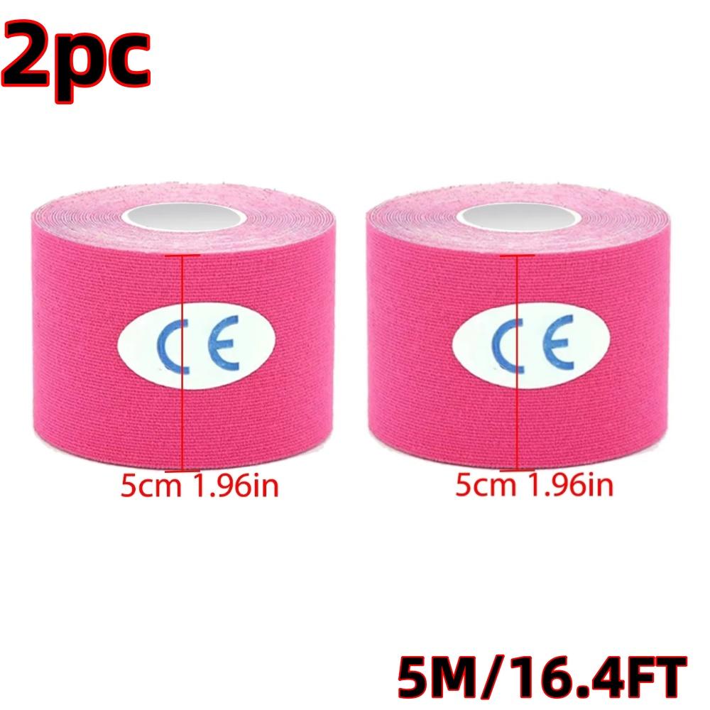 Прочный и безопасный спортивный кинезио тейп для мышц, эластичный пластырь для снятия боли в коленях, растяжений, спортивные наклейки для восстановления, фитнес-бандажи