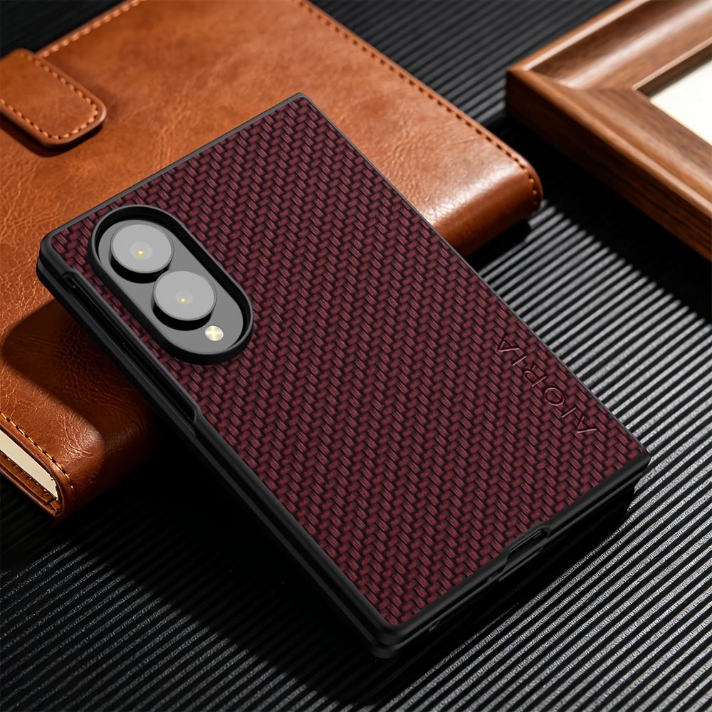 New Fashion Phone Case for Samsung for Galaxy Z Fold 8 Ultra for Samsung for Galaxy Z Flip 8 Business Casual Faux Synthetic Leather Phone Cover