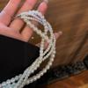 Богемский жемчуг многослойное ожерелье для женщин вечерние роскошные барочные жемчужные ожерелья дамы французская мода свадьба ключичная цепочка девушки шея ювелирные изделия