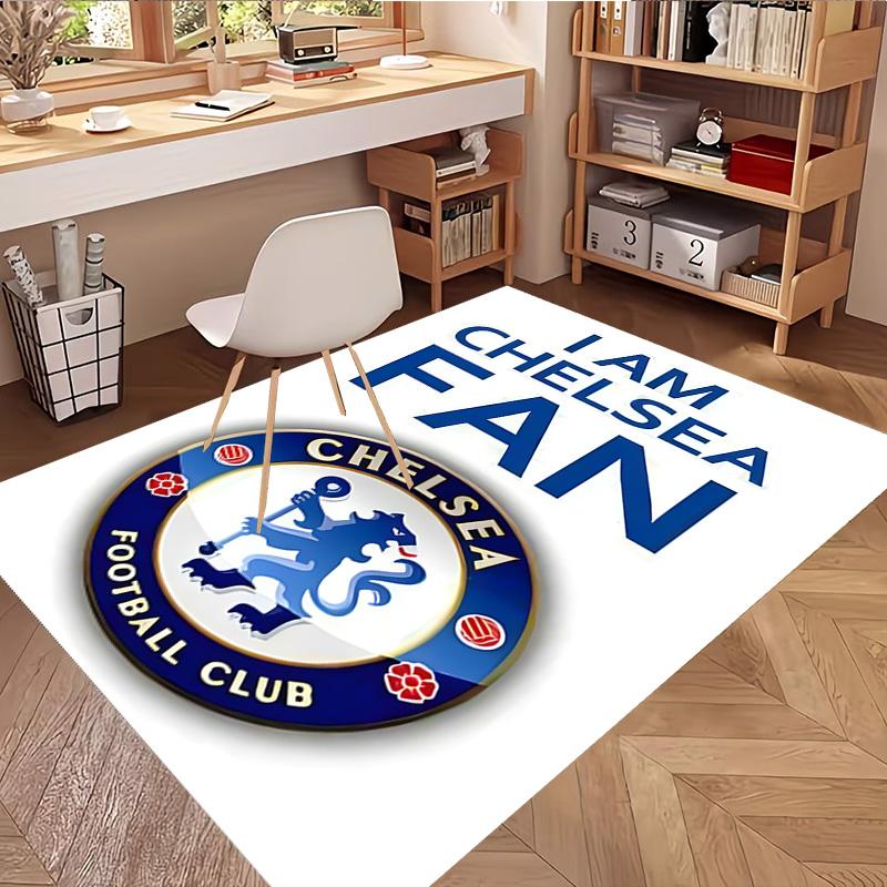 football F.C Print Rug, Washable Floor Carpet, For Entryway Dorm Laundry Room Office Study, Home Decor Birthday Christmas Gift