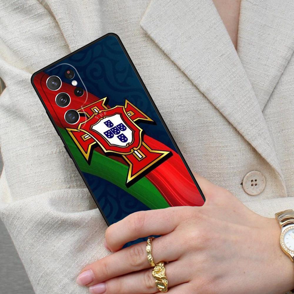Portugal National Flag Cell Phone Case for Samsung Galaxy S26 Ultra S25 S24 S23 S22 S21 S20 Note10 Cover