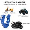 Anti-theft Handlebar Handset Brake Lever Disc Locking Fit Scooter ATV Motor Locks Motorcycle Grip Lock Security Safety